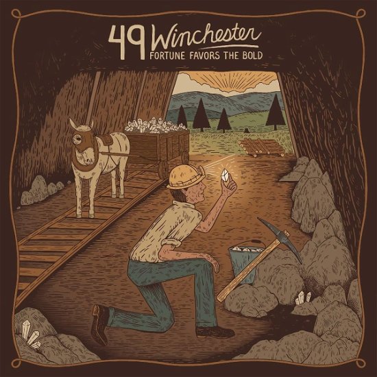 Cover for 49 Winchester · Fortune Favors the Bold (INDIE EXCLUSIVE, TRANSLUCENT ORANGE VINYL) (LP) (2022)