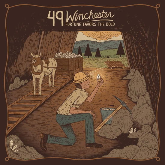 Cover for 49 Winchester · Fortune Favors the Bold  (Translucent Orange Vinyl, Indie-retail Exclusive) (LP) (2022)