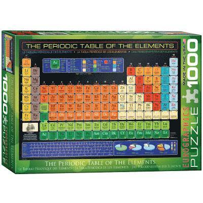 Cover for Puslespil Periodic Table of the Elements · Puslespil Periodic Table of the Elements - 1000 brikker, 48*68cm (Jigsaw Puzzle) (2022)