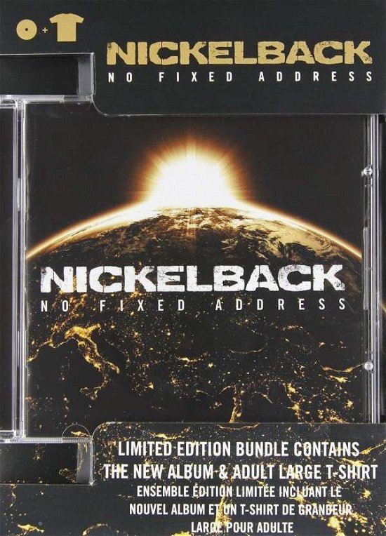 Cover for Nickelback · No Fixed Address (CD + Large T-shirt) (CD) (2014)
