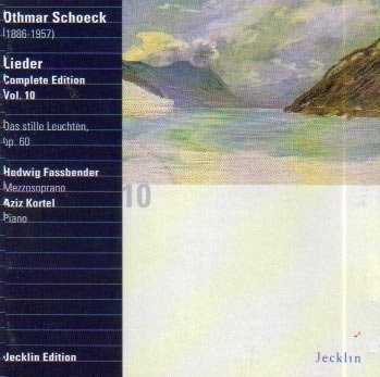 Cover for O. Schoeck · Lieder:complete Edition Vol.10 (CD) (2009)