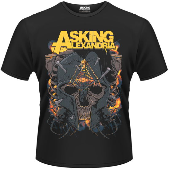 Cover for Schwarz · Asking Alexandria: Skull (T-shirt Unisex Tg. L) (CLOTHES)