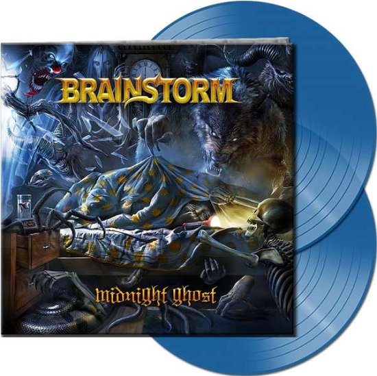Cover for Brainstorm · Midnight Ghost (Clear Blue Vinyl) (LP) [Coloured edition] (2018)