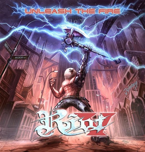 Cover for Riot V (ex-Riot) · Unleash The Fire (Limited Edition) (Blue Vinyl) (2LP + CD) (LP) [Limited edition] (2014)