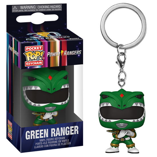 Mighty Morphin Power Rangers 30th- Green Ranger - Funko Pop! Keychain: - Merchandise - FUNKO UK LTD - 0889698722018 - August 21, 2023