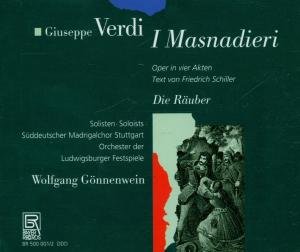 Cover for Verdi · I Masnadieri / Die Rauber (Opera) (CD) (2012)