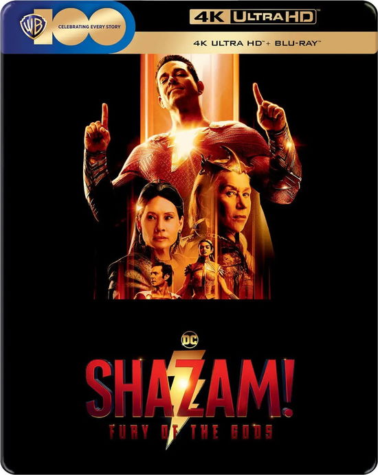 Cover for Shazam Fury Of The Gods Limited Edition Steelbook 4K Ultra HD · Shazam Fury Of The Gods Limited Edition Steelbook (4K Ultra HD/BD) [Steelbook edition] (2023)