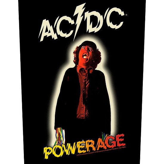 Cover for AC/DC · AC/DC Back Patch: Powerage (MERCH) [Black edition] (2021)