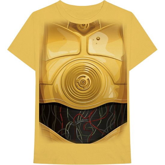 Cover for Star Wars · Star Wars Unisex T-Shirt: C-3PO Chest (T-shirt) [size XL] [Yellow - Unisex edition]