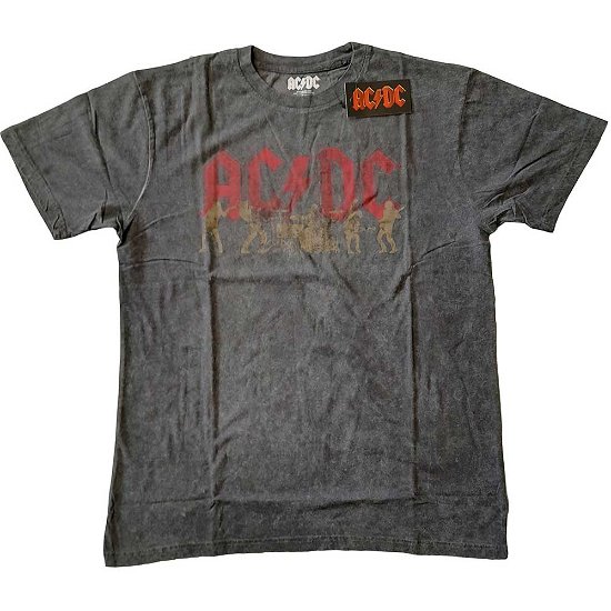 AC/DC Unisex T-Shirt: Vintage Silhouettes (Wash Collection) - AC/DC - Merchandise -  - 5056561012018 - 