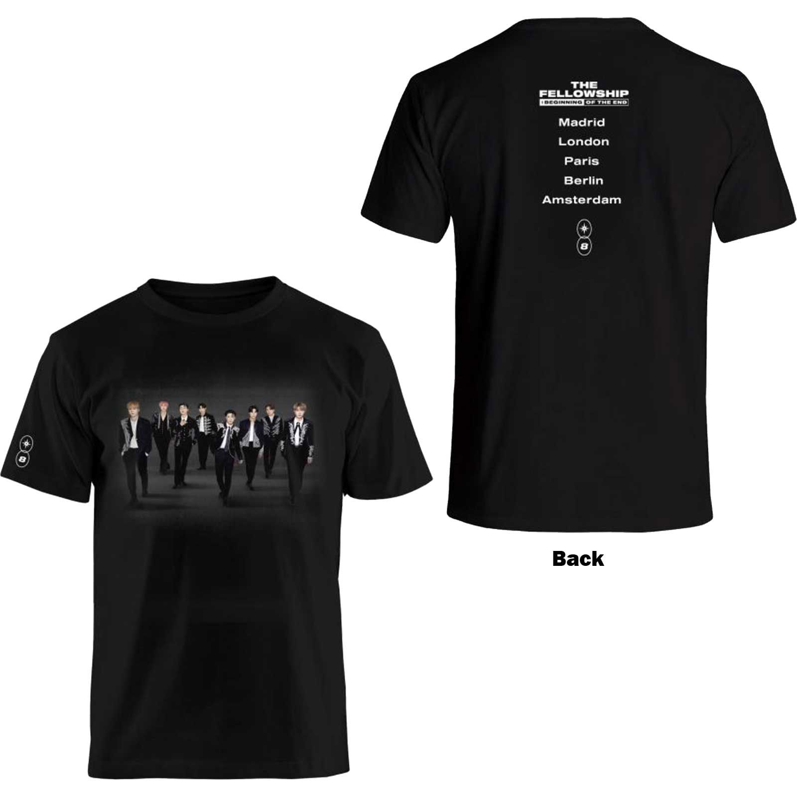 ATEEZ Europe Popup Exclusive hot T-shirt The Real Version