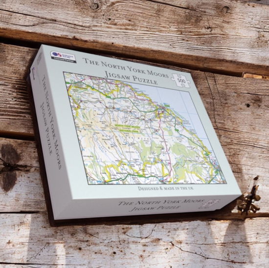 Cover for OS Map 500 Piece Premium Jigsaw Puzzle - North York Moors National Park (Leketøy) (2025)