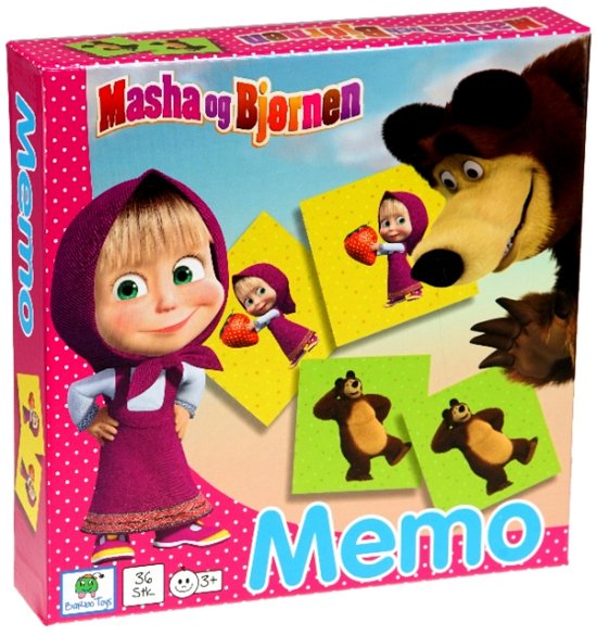 Masha & the Bear Memo - Masha and the Bear - Barbo Toys - Otros - GAZELLE BOOK SERVICES - 5704976076018 - 13 de diciembre de 2021