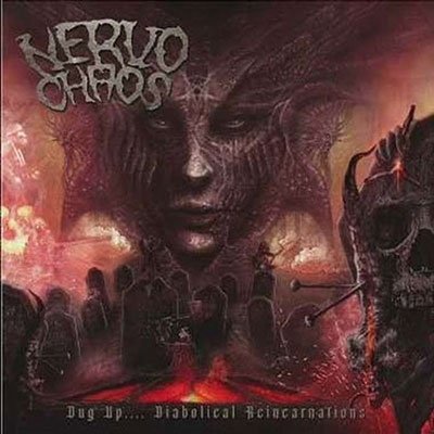 Cover for Nervochaos · Dug Up Diabolical Reincarnations (CD) (2022)