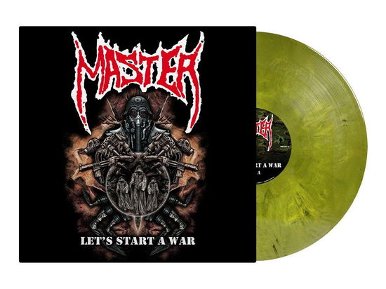 Cover for Master · Let's Start A War (GREEN / YELLOW VINYL) (LP) [Limited, Remastered edition] (2023)