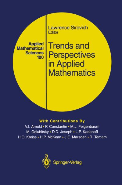 Cover for L Sirovich · Trends and Perspectives in Applied Mathematics - Applied Mathematical Sciences (Hardcover Book) [1994 edition] (1994)