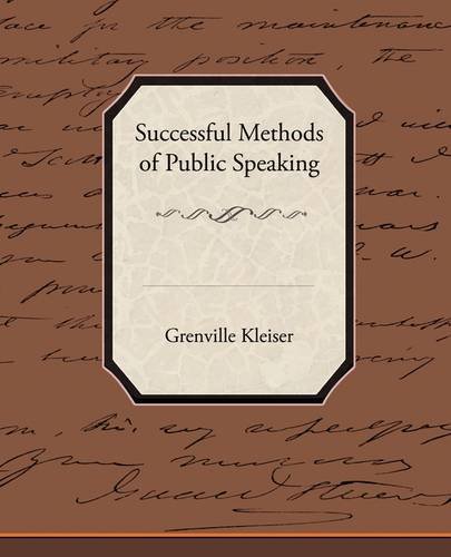 Cover for Grenville Kleiser · Successful Methods of Public Speaking (Paperback Book) (2009)