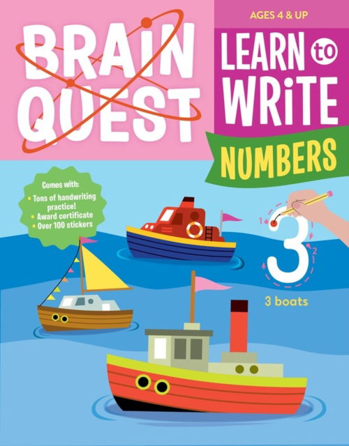 Brain Quest Learn to Write: Numbers - Workman Publishing - Bøger - Workman Publishing - 9781523516018 - 21. september 2023