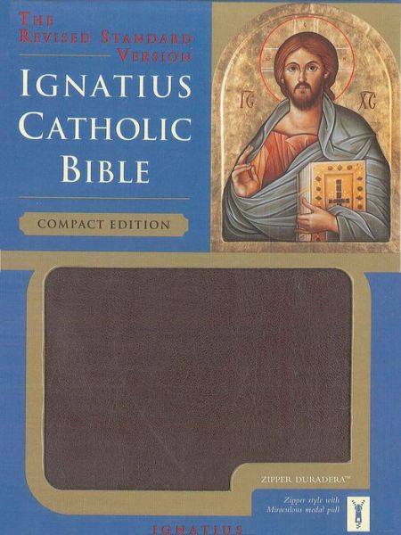 Cover for Ignatius Press · Ignatius Catholic Bible-rsv-compact Zipper (Cloth Book) [Burgundy] (2005)