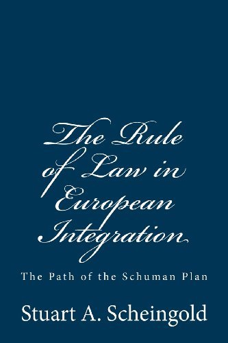 Cover for Stuart A. Scheingold · The Rule of Law in European Integration: the Path of the Schuman Plan (Classics of Law &amp; Society) (Paperback Bog) (2013)