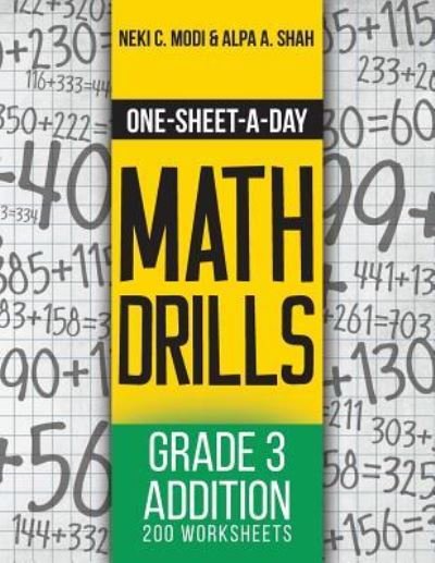 Cover for Neki C Modi · One-Sheet-A-Day Math Drills (Paperback Bog) (2017)