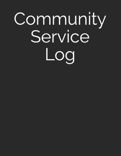 Cover for Signature Logbooks · Community Service Log (Pocketbok) (2018)