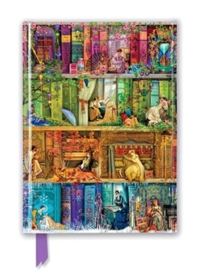 Cover for Flame Tree Studio · Aimee Stewart: A Stitch in Time Bookshelves (Foiled Journal) - Flame Tree Notebooks (Stationery) [New edition] (2018)