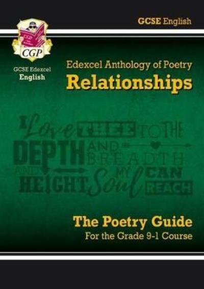 Cover for CGP Books · GCSE English Edexcel Poetry Guide - Relationships Anthology inc. Online Edition, Audio &amp; Quizzes - CGP Edexcel GCSE Poetry (Bog) (2021)