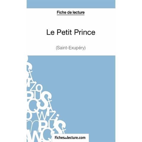 Cover for Sophie Lecomte · Le Petit Prince - Saint-Exupery (Fiche de lecture) (Paperback Book) (2014)