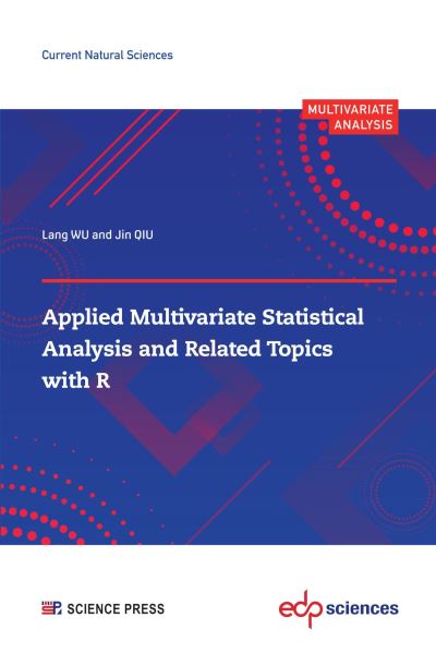 Cover for Lang WU · Applied Multivariate Statistical Analysis and Related Topics with R (Book) (2021)