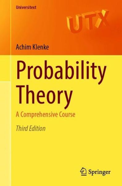 Cover for Achim Klenke · Probability Theory: A Comprehensive Course - Universitext (Paperback Book) [3rd ed. 2020 edition] (2020)