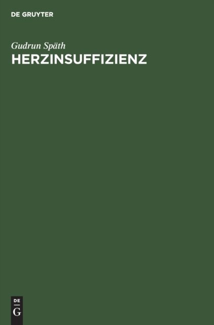 Cover for Gudrun Spath · Herzinsuffizienz (Hardcover Book) (1988)