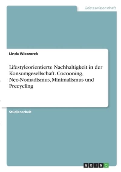 Cover for Wieczorek · Lifestyleorientierte Nachhalt (N/A)