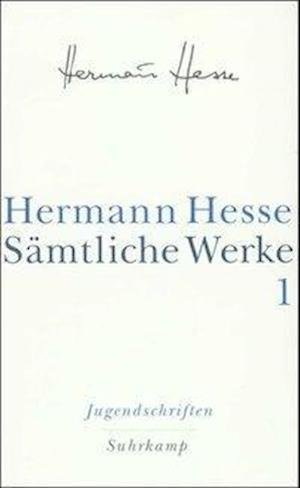 Cover for Hermann Hesse · SÃ¤mtl.werke.01 Jugendschr. (Bok)