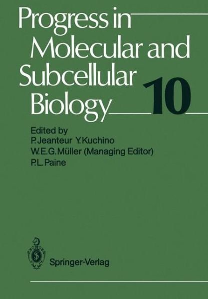 Cover for P S Agutter · Progress in Molecular and Subcellular Biology - Progress in Molecular and Subcellular Biology (Taschenbuch) [Softcover reprint of the original 1st ed. 1988 edition] (2011)