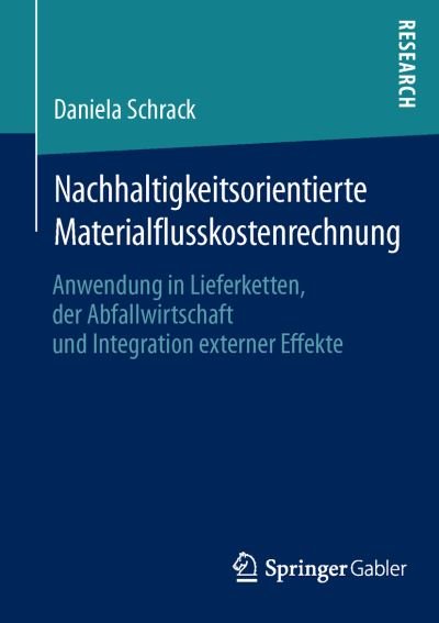 Cover for Schrack · Nachhaltigkeitsorientierte Mate (Book) (2015)