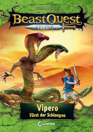 Cover for Adam Blade · Beast Quest Legend (Band 10) - Vipero, Fürst der Schlangen (Gebundenes Buch) (2021)