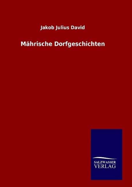 Cover for David · Mährische Dorfgeschichten (Book) (2015)