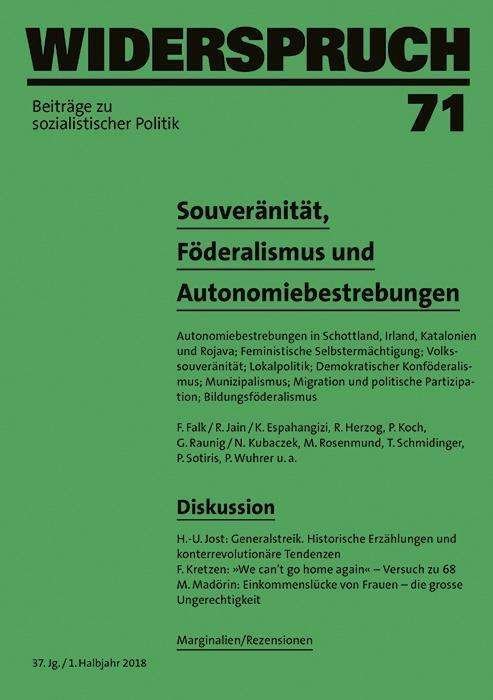 Cover for Falk · Widerspruch 71 (Bog)