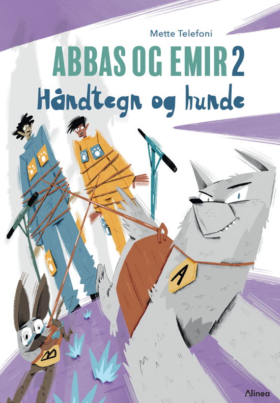 Mette Telefoni · Abbas og Emir: Abbas og Emir 2, Håndtegn og hunde, Rød Læseklub (Bound Book) [1e uitgave] (2024)