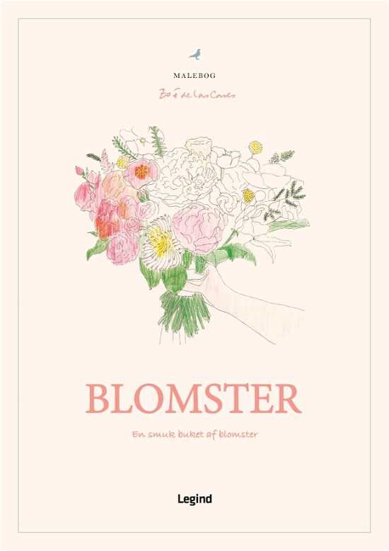 Cover for Zoé de Las Cases · Malebog: Blomster (Paperback Book) [1st edition] (2024)