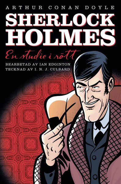 Cover for Arthur Conan Doyle Ian Edginton · Sherlock Holmes. En studie i rött (Paperback Book) (2014)