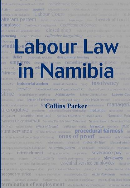 Cover for Collins Parker · Labour Law in Namibia (Taschenbuch) (2012)