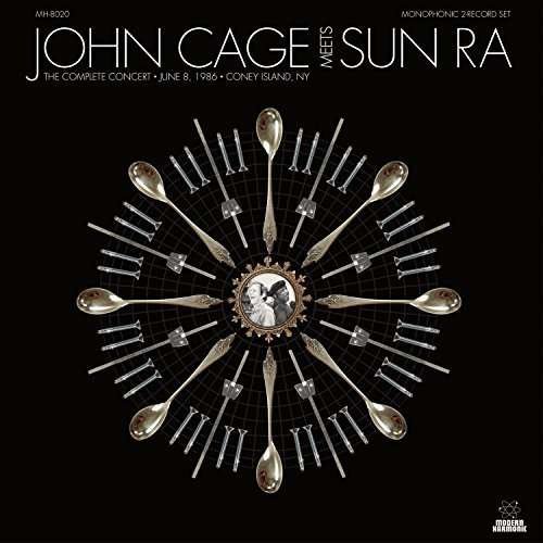 Cover for John Meets Sun Ra Cage · The Complete Concert (CLEAR VINYL) (LP) (2017)
