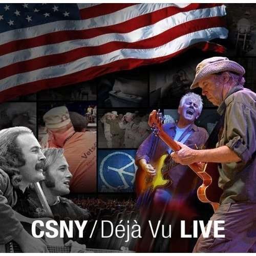 Cover for Crosby Stills Nash &amp; Young · Deja Vu Live (Tgv) (LP) (2009)