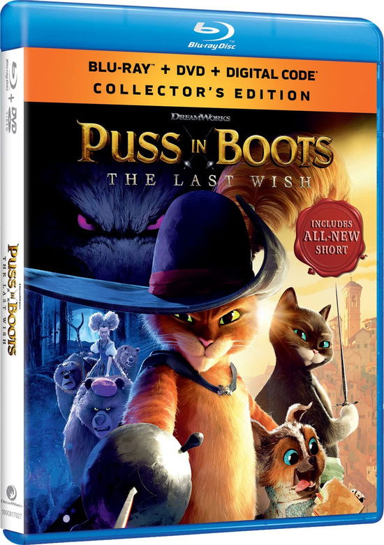 Cover for Puss in Boots: the Last Wish (Blu-Ray) (2023)