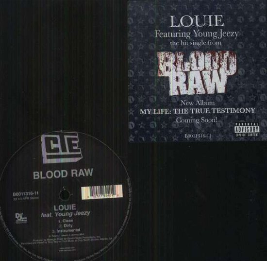 Cover for Blood Raw · Louie (12&quot;) (2008)