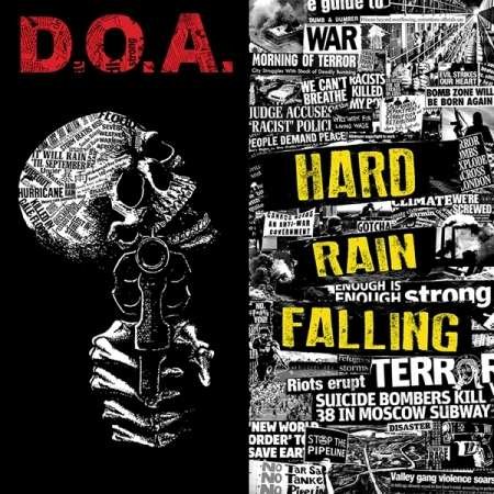 Cover for D.o.a. · Hard Rain Falling (LP) (2015)