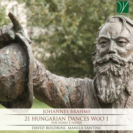 Cover for Boldrini,david / Santini,manila · 21 Hungarian Dances Woo 1 (CD) (2020)