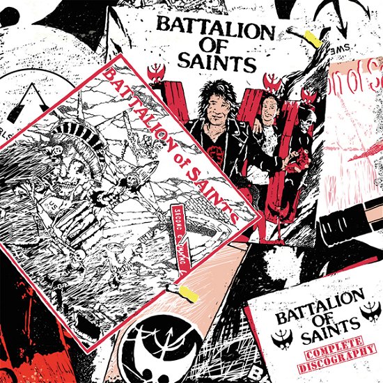 Complete Discography (Red, White and Blue Vinyl 3lp) - Battalion of Saints - Music - AUDIOPLATTER - 0803341524019 - June 2, 2023
